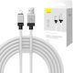 Baseus CoolPlay USB-A to Lightning Cable Λευκό ...
