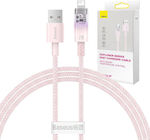 Baseus Explorer Braided USB-A to Lightning Cable Pink 1m (CATS010004)