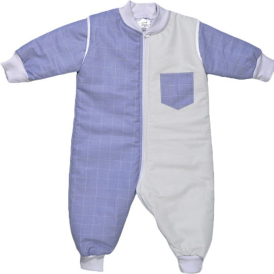 Baby Oliver Χειμερινός Υπνόσακος με Αποσπώμενα Μανίκια Γαλάζιος