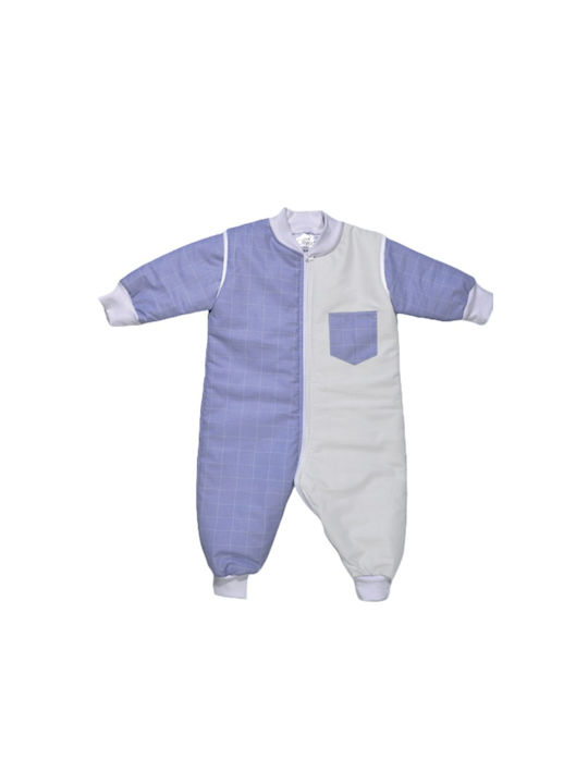 Baby Oliver Χειμερινός Υπνόσακος με Αποσπώμενα Μανίκια Γαλάζιος