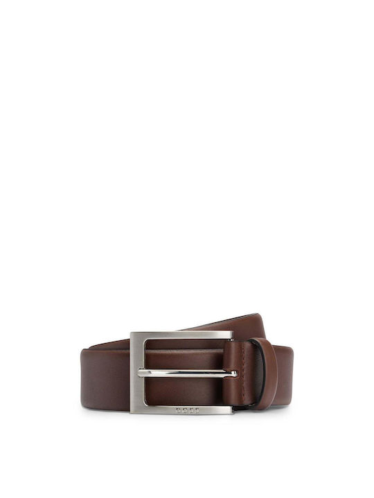 Hugo Boss Men's Leather Belt Brown