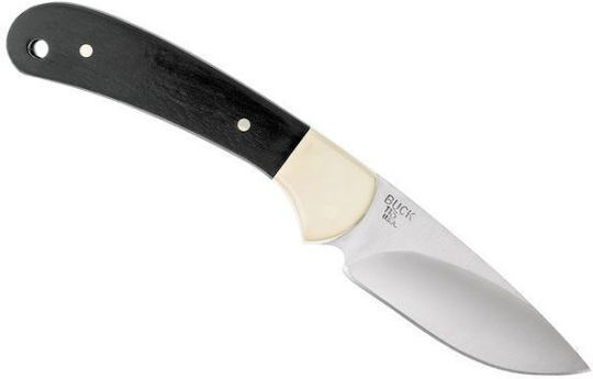 Buck Ranger Skinner Μαχαίρι Μαύρο σε Δερμάτινη Θήκη