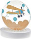 Taufgeschenke Mit Dekorativem Stein Flugzeug Aus Plexiglas 30 Stück 6,5 cm