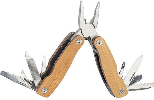 Macma Werbeatrikel Multi-tool Survival Beige Total Length 7.2pcs