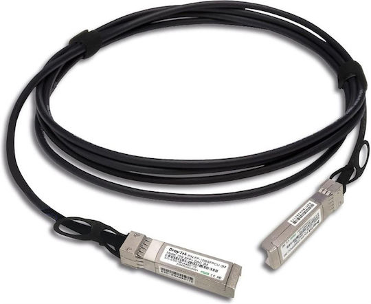 Draytek Καλώδιο Οπτικής Ίνας SFP+ 3m Μαύρο