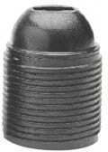 Redled Stromstecker mit Steckdosenbuchse E27 in Schwarz Farbe Set 1Stück 18356