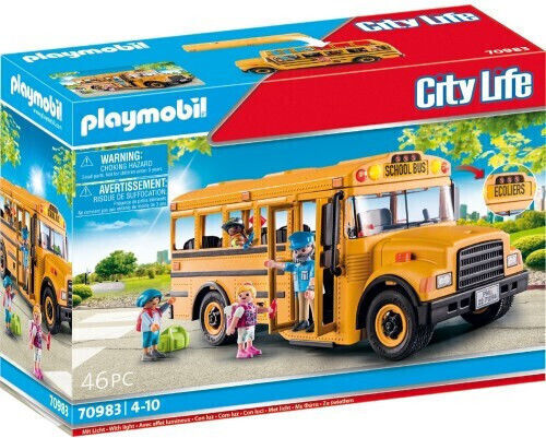 Playmobil City Life School Bus with Students for Ages 4-10