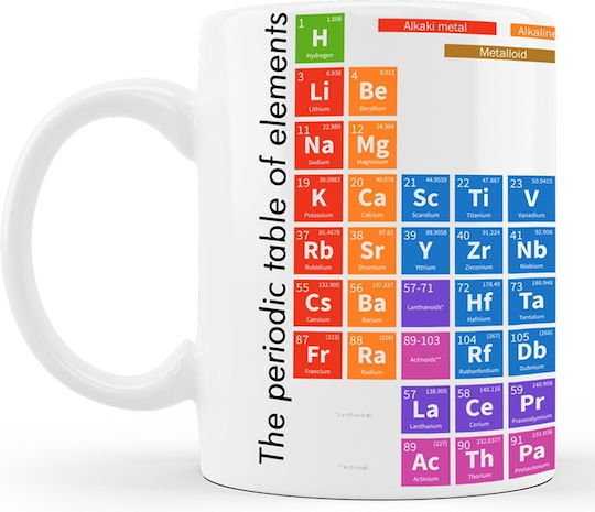 VOUR Becher Keramik Periodic Table 320ml