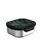 Quokka Lunchbox Inox Schwarz 18x16.5cm 1Stück