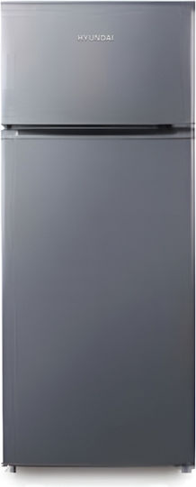 Hyundai Ψυγείο Δίπορτο 210lt Υ143xΠ55xΒ55εκ. Inox HRDS23-2631B