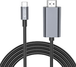 Tech-Protect Ultraboost HDMI-Stecker - USB-C-Stecker 2m Schwarz