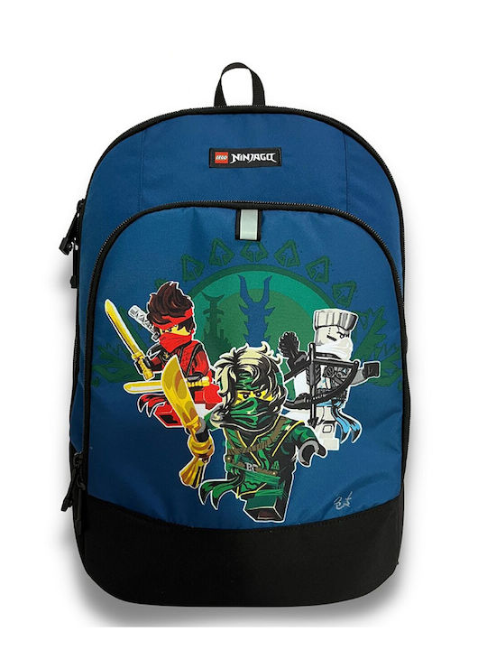 Lego Base Ninjago Into The Unknown School Bag Backpack Elementary, Elementary in Blue color