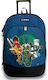 Lego Ninjago Into The Unknown School Bag Trolley Elementary, Elementary in Blue color