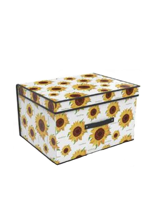 Fabric Storage Box with Lid 35x30x20cm