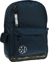 Maui & Sons School Bag Backpack Junior High-High School Navy Blue