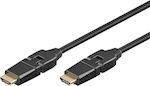 Goobay HDMI 2.0 Cable HDMI male - HDMI male 5m Μαύρο