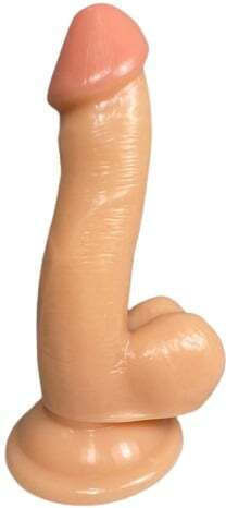 Passion Labs Ρεαλιστικό Dildo με Όρχεις και Βεντούζα Flesh