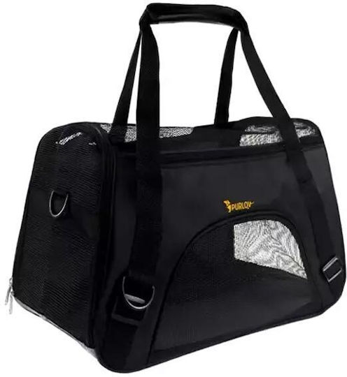 Purlov Purlov Dog/Cat Carrying Black Handbag L50xW25xH30cm