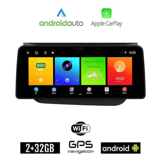 Sistem Audio Auto pentru Seat Toledo 2004-2009 (Bluetooth/USB/WiFi/GPS/Apple-Carplay/Android-Auto) cu Ecran Tactil 12.3"