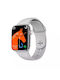 NO.1 DT NO.1 DT8 MAX 38mm Smartwatch with Heart Rate Monitor (White)