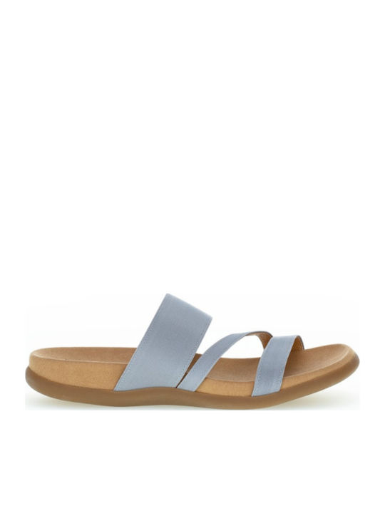Gabor Leather Women's Flat Sandals Anatomic in ...