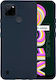 Sonique Carbon Brushed Back Cover Silicone / Plastic Blue (Realme C21Y / C25Y)