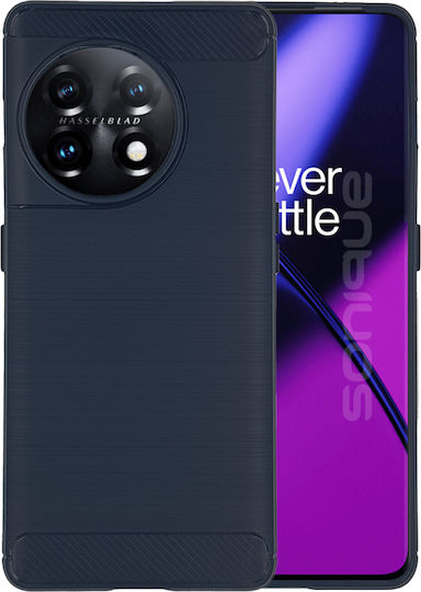 Sonique Carbon Brushed Back Cover Silicon / Plastic Albastru (OnePlus 11)