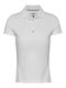 Tommy Hilfiger Women's Polo Blouse Short Sleeve White