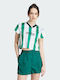 Adidas Tiro Colorblock Women's Athletic Blouse Short Sleeve Green
