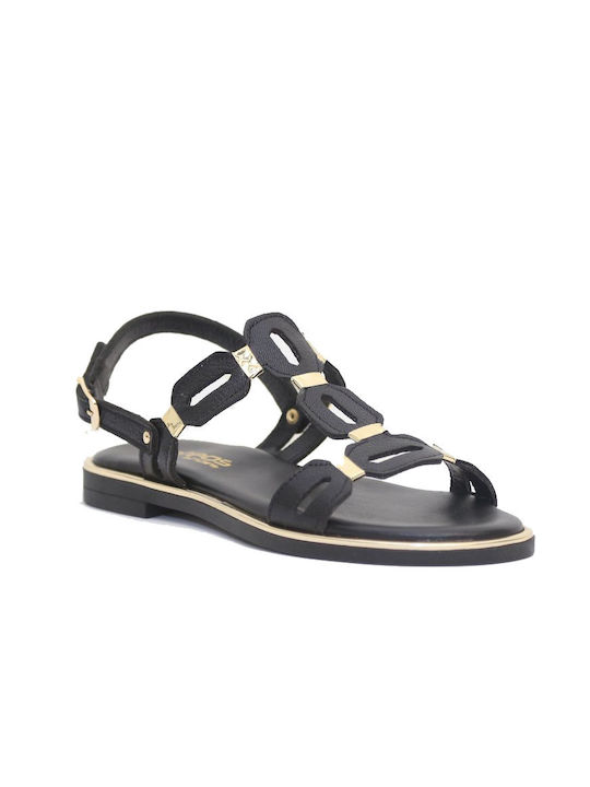 Women's Sandals Anteos 21357 Leather in Black