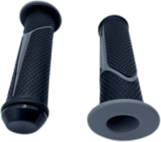 Xinli Grips with Handlebar Counterweights in Black color
