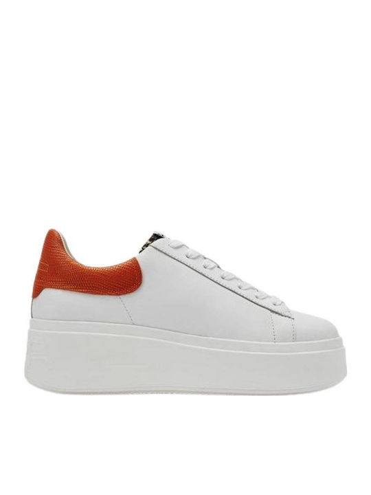 Ash Moby Γυναικεία Flatforms Sneakers Λευκά