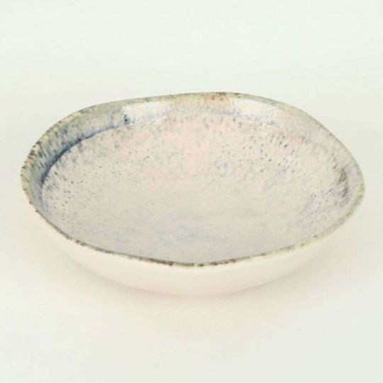 Marva Plate Soup Ceramic Multicolour with Diameter 22cm