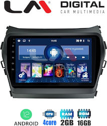 LM Digital Car-Audiosystem für Hyundai Santa Fe 2013 > 2017 (Bluetooth/AUX/WiFi/GPS/Apple-Carplay)