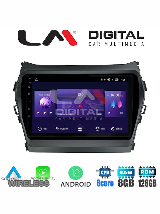 LM Digital Auto-Audiosystem für Hyundai Santa Fe / iX35 2013 > 2017 (Bluetooth/USB/WiFi/GPS/Apple-Carplay/Android-Auto)