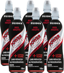 Weider Power Starter Energy Drink Red Fruits 6 x 500ml
