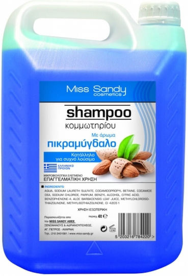 Miss Sandy Șampon de Păr cu Migdale Amare Pentru Toate Tipurile de Păr 4000ml