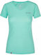 Kilpi Women's Athletic T-shirt with V Neckline Turquoise