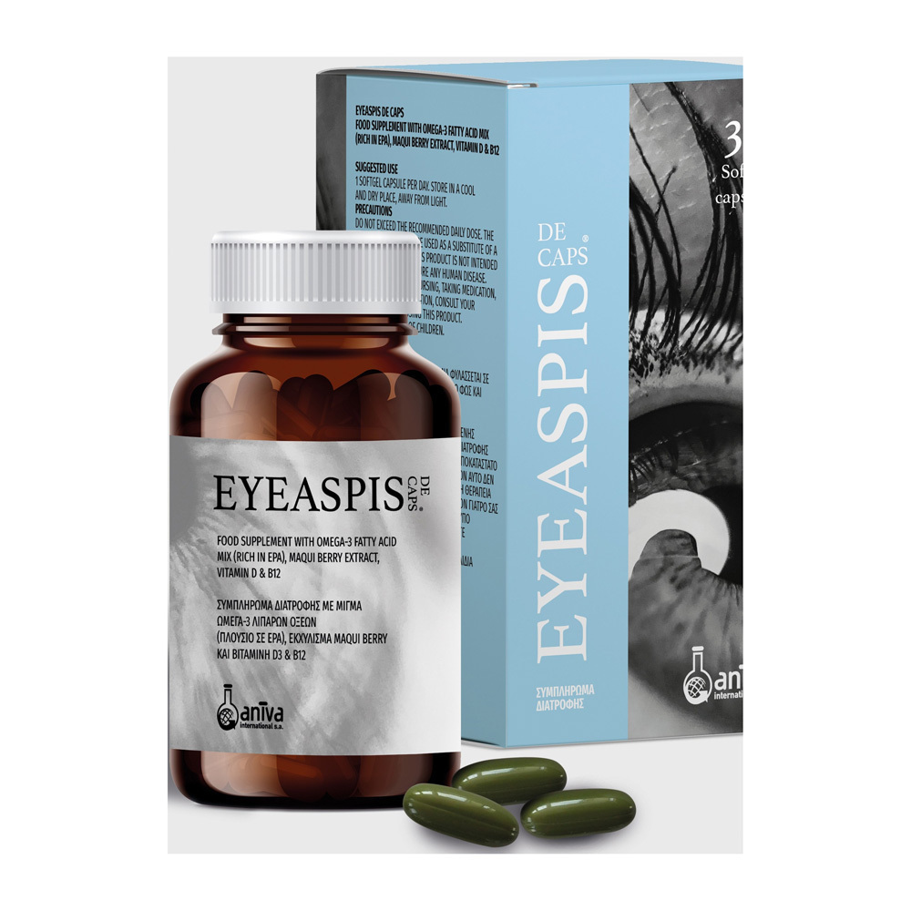 Aniva Eyeaspis Ειδικό Συμπλήρωμα Διατροφής 30 κάψουλες