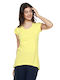 Bodymove Γυναικείο T-shirt Vibrant Yellow
