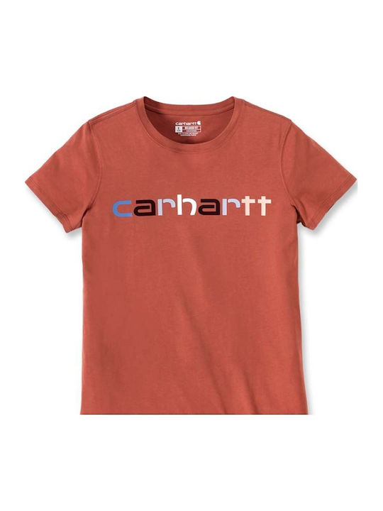 Carhartt Γυναικείο T-shirt Καφέ
