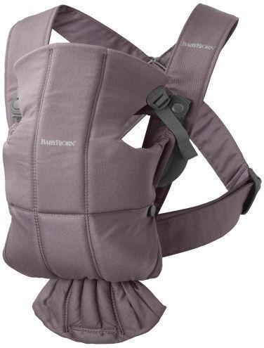 BabyBjorn Classic Carrier Mini Cotton Dark Purple with Maximum Weight 11kg