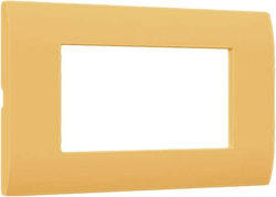 Aca Modys Schalterrahmen in Gold Farbe 10101433811