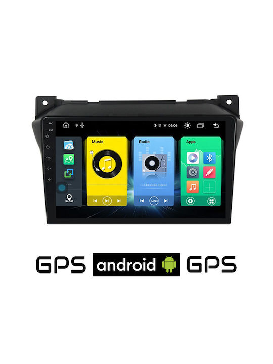 Car Audio System for Nissan Pixo 2009> (Bluetooth/USB/AUX/WiFi/GPS/Apple-Carplay) with Touchscreen 9"