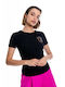 Emporio Armani Damen T-shirt Schwarz