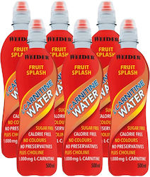 Weider L-Carnitine Water 1000mg με Γεύση Fruit Splash 6 x 500ml Weider L-Carnitine Water 1000mg με Γεύση Fruit Splash 6 x 500ml
