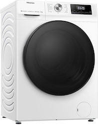 Hisense WDQA9014EVJMW 9kg/6kg Ατμού 1400 Στροφές με Wi-Fi