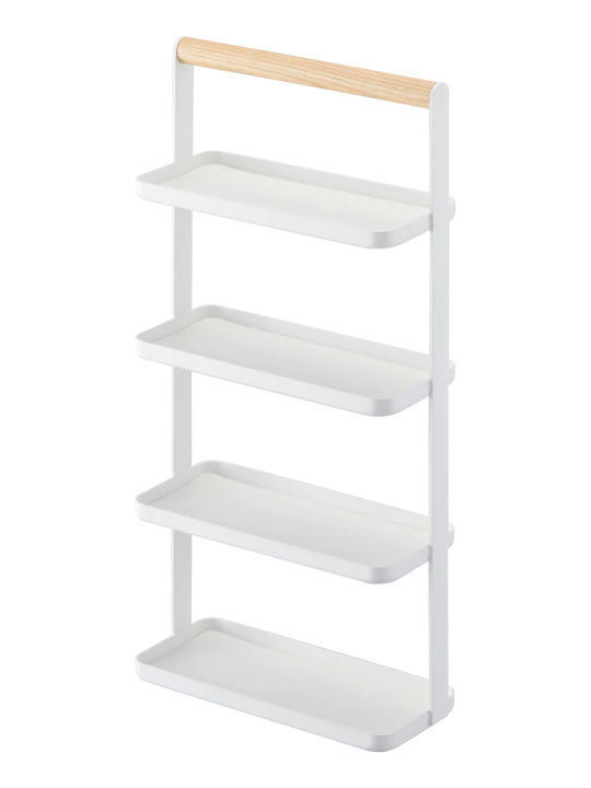 Yamazaki Tosca Stand Pentru Bijuterii Metalic Alb 16.5x7x33cm