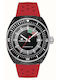Tissot T-sport Ανδρικό Ρολόι 41mm Μπαταρίας με Κόκκινο Καουτσούκ Λουράκι