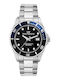 Philip Watch Men's Watch Battery with Silver Metal Bracelet